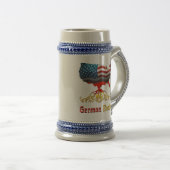 Duitse Amerikaanse Stein Bierpul (Voorkant rechts)