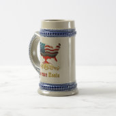 Duitse Amerikaanse Stein Bierpul (Voorkant links)