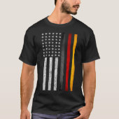 Duitse Amerikaanse vlag T-shirt (Voorkant)