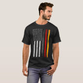 Duitse Amerikaanse vlag T-shirt (Voorkant volledig)