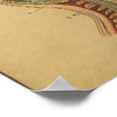  Duitse anatomie printkop nek Poster (Hoek)