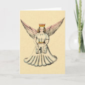 Duitse Angel Christkind kerst Kaart (Voorkant)