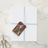  Duitse Angels Kerst Victoriaans Kunst Cadeaulabel (Met Touw)