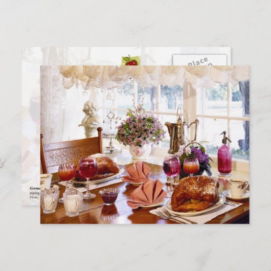 Duitse Apple Pancakes Briefkaart (Voorkant / Achterkant)