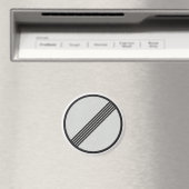 Duitse Autobahn Geen snelheidslimieten verkeersbor Magneet (Insitu (Vaatwasser))