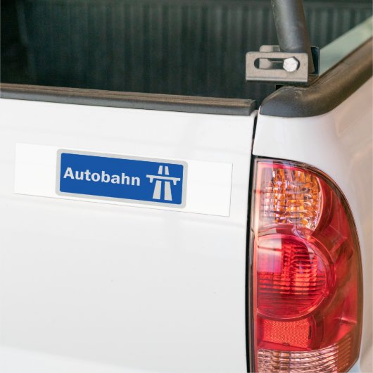 Duitse autobahn-sticker voor autobumper bumpersticker (Op Truck)