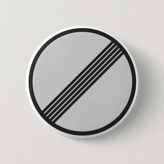 Duitse Autobahn-toets Ronde Button 5,7 Cm (Voorkant)