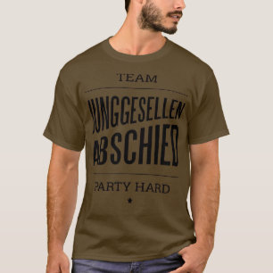 duitse bachelor t-shirt