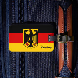 Duitse Bagagelabels, patriottische Duitse vlag Bagagelabel