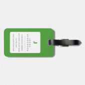 Duitse Bagagelabels van schapen (Achterkant horizontaal)