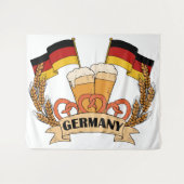 Duitse band voor bier wandkleed (Voorkant (horizontaal))