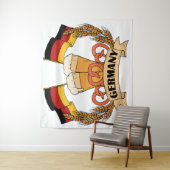 Duitse band voor bier wandkleed (In situ)