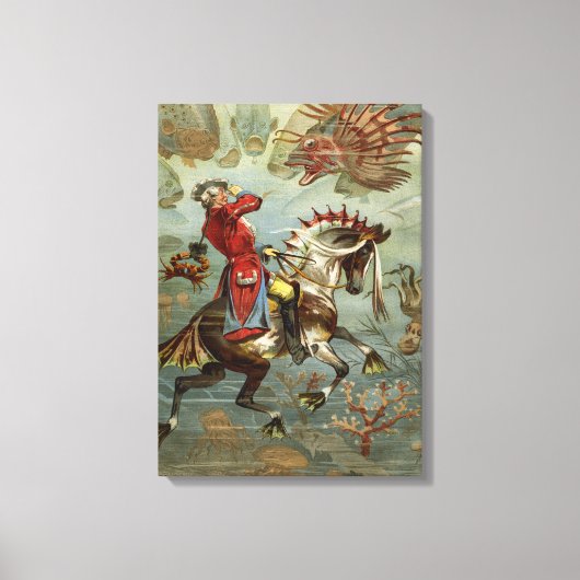  Duitse Baron Munchausen Adventures Canvas Afdruk (Voorkant)