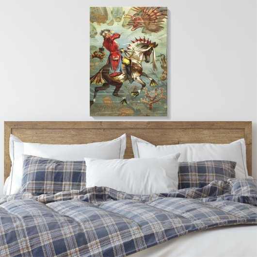  Duitse Baron Munchausen Adventures Canvas Afdruk (Insitu (Slaapkamer))