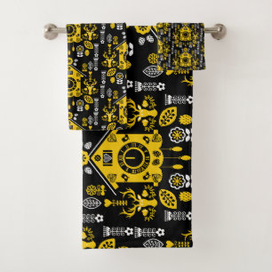 Duitse Bauernmalerei volkskunst Bad Handdoek