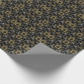 Duitse Bauernmalerei volkskunst Cadeaupapier (Hoek)