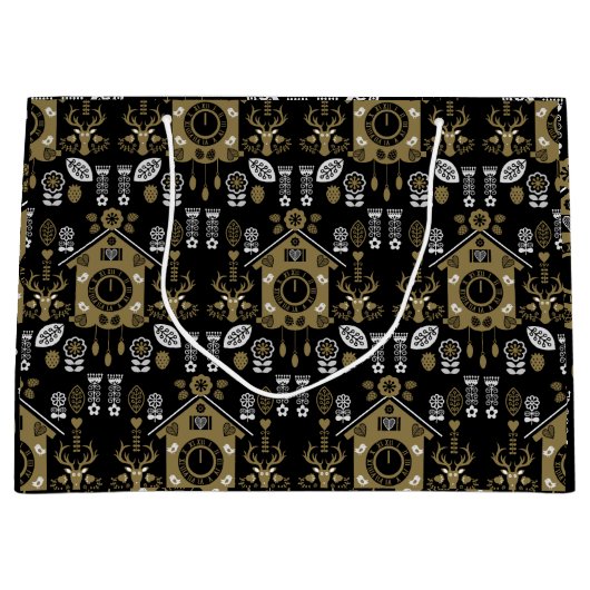 Duitse Bauernmalerei volkskunst Groot Cadeauzakje (Voorkant)