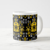Duitse Bauernmalerei volkskunst Grote Koffiekop (Voorkant rechts)