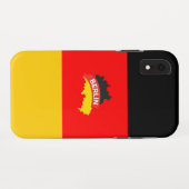Duitse Berlijnse vlag Case-Mate iPhone Case (Achterkant (horizontaal))