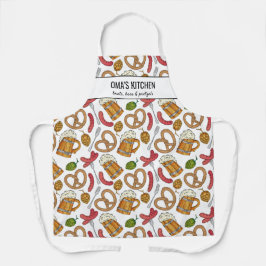 Duitse bier en vleermuizen Chef Oma's Kitchen Cust Schort