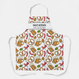 Duitse bier en vleermuizen Chef Oma's Kitchen Cust Schort