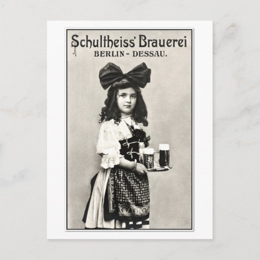 Duitse bierbrouwerij in Berlijn, foto en foto Briefkaart (Voorkant)