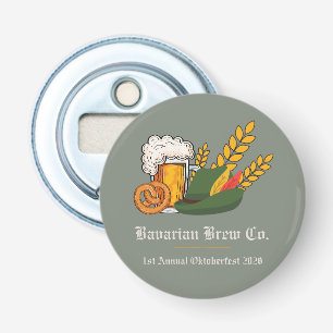 Duitse Bierhal Bedrijfsfeest Uitdeelartikelen Button Flesopener