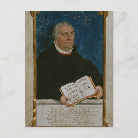Duitse Bijbel voor de vertaling van Luther, 1561 Briefkaart (Voorkant)