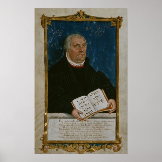 Duitse Bijbel voor de vertaling van Luther, 1561 Poster (Voorkant)