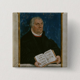 Duitse Bijbel voor de vertaling van Luther, 1561 Vierkante Button 5,1 Cm