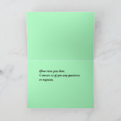  Duitse bloemen auto Happy Birthday Kaart (Binnen)