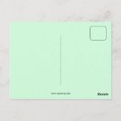 Duitse bloemenauto Happy Birthday Briefkaart (Achterkant)