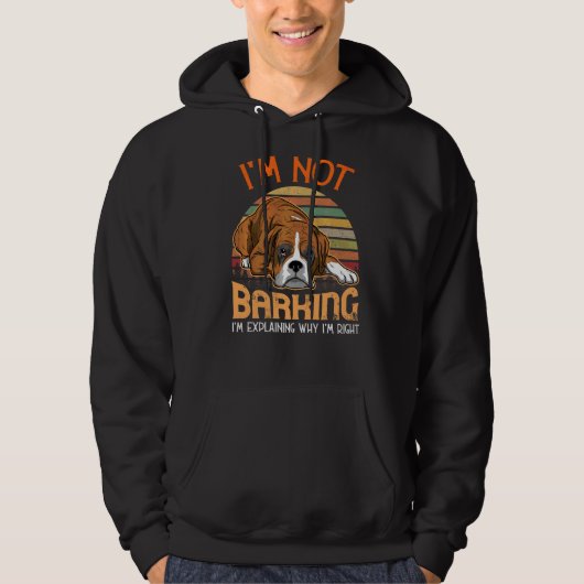 Duitse Bokser Dog  3 Hoodie (Voorkant)