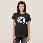 Duitse Bokser Hond Retro 7 T-shirt (Voorkant volledig)