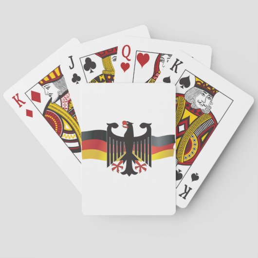 Duitse Bondsadelaar Wapen van Duitsland Pokerkaarten (Achterkant)