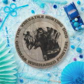 Duitse Borden met wielpootpapier Papieren Bordje (Feest)