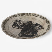 Duitse Borden met wielpootpapier Papieren Bordje (Gekanteld)