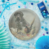 Duitse Borden met wielpootpapier Papieren Bordje (Feest)