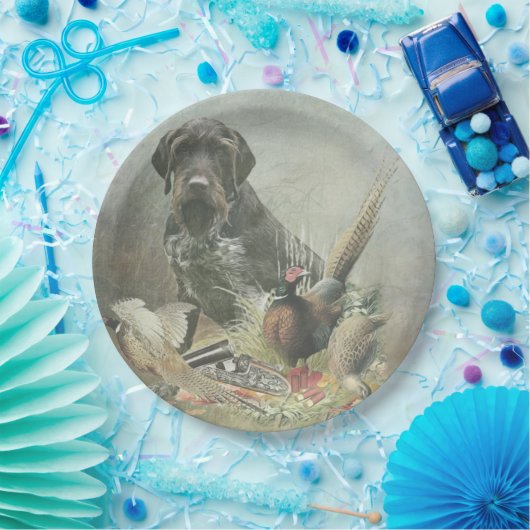 Duitse Borden met wielpootpapier Papieren Bordje (Feest)