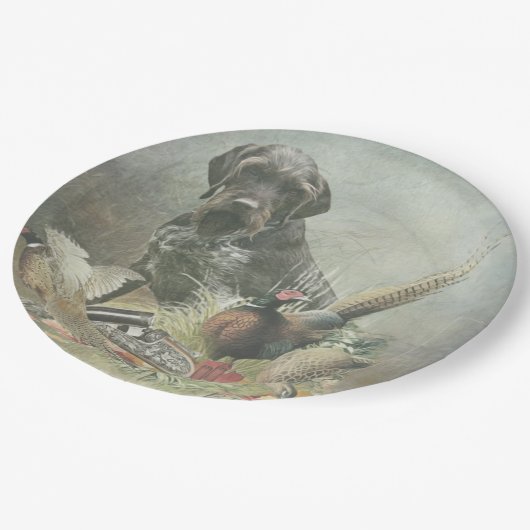 Duitse Borden met wielpootpapier Papieren Bordje (Gekanteld)