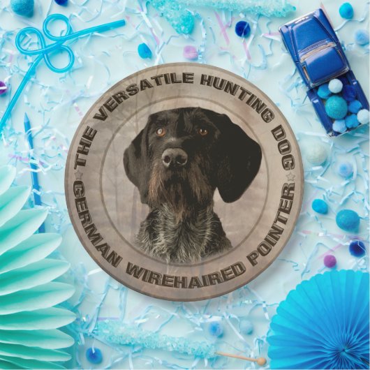 Duitse Borden met wielpootpapier Papieren Bordje (Feest)