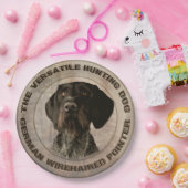 Duitse Borden met wielpootpapier Papieren Bordje (Feest)