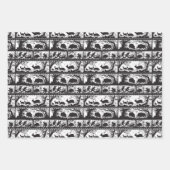 Duitse  bosdierentuin inpakpapier vel (Voorkant 2)