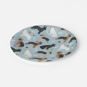 Duitse Botten en Borden van pakpapier Papieren Bordje (Gekanteld)