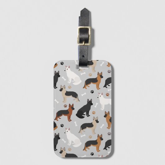 Duitse Botten en poten van schapen Bagagelabel (Voorkant (verticaal))