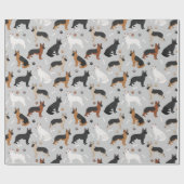 Duitse Botten en poten van schapen Cadeaupapier (Vlak)