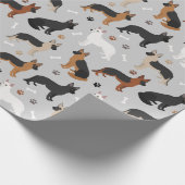 Duitse Botten en poten van schapen Cadeaupapier (Hoek)