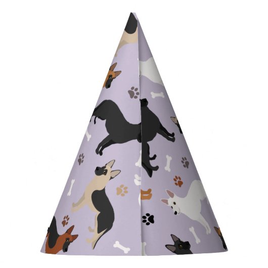 Duitse Botten en poten van schapen Feesthoedjes (Achterkant)