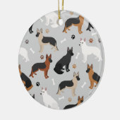 Duitse Botten en poten van schapen Keramisch Ornament (Links)