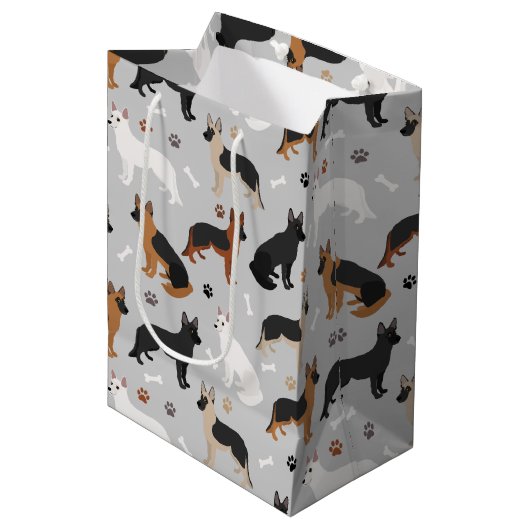 Duitse Botten en poten van schapen Medium Cadeauzakje (Voorkant Gekanteld)